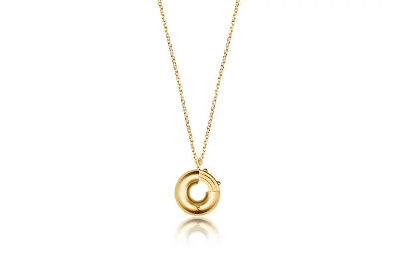 LOUIS VUITTON LV & Me Brass Metal Necklaces Women's
