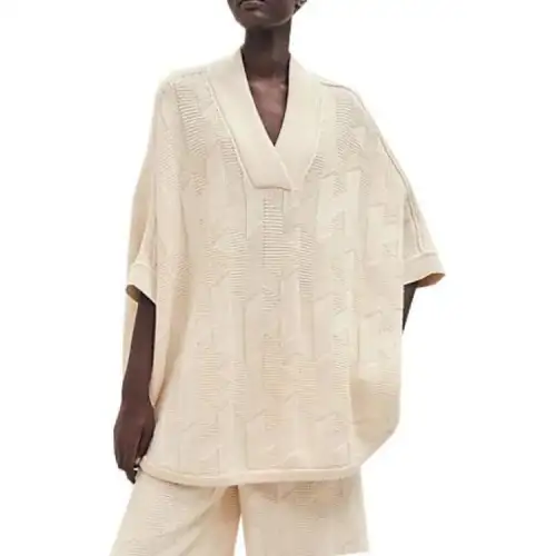HERMES SS23 Cloak Women's White