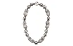 GUCCI Interlocking Metal Necklaces Unisex Silver