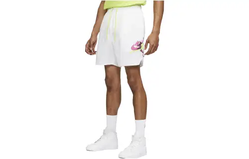 Jordan Jumpman Poolside Casual Shorts Men's White