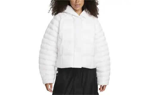 Nike Jackets Women's White Hooded Moderate Other