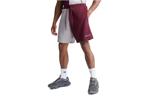 Adidas Originals COLOR SPLIT Casual Shorts Men's Gray Red
