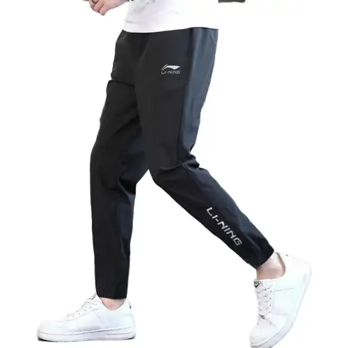 Li Ning Casual Pants Men's Black Moderate Other