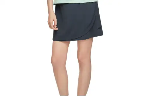 Skechers SS24 Casual Short Skirts Women's Charcoal Gray