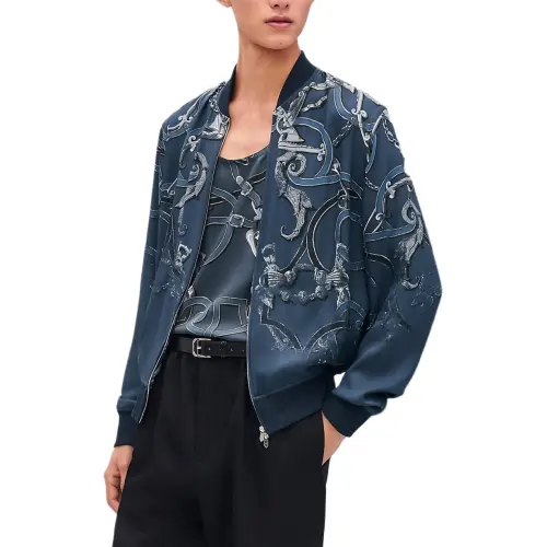 HERMES SS25 Jackets & Coats Men's Ocean Blue