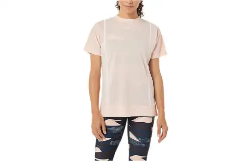 Asics New Strong 92 Short Sleeve Top T Shirt Women's Skin
