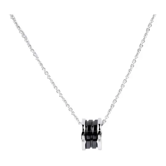 BVLGARI Save The Children Charity Collection 925 Sterling Silver Ceramic Necklaces Unisex