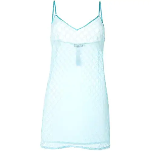 GUCCI Sleeveless Dresses Women's Blue V Neck Moderate