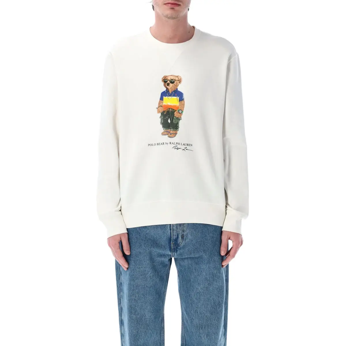 Polo Ralph Lauren Polo Bear Printed Crewneck Sweatshirt