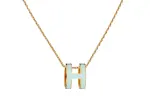 HERMES POP H Metal Necklaces Women's