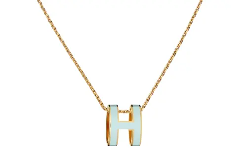 HERMES POP H Metal Necklaces Women's