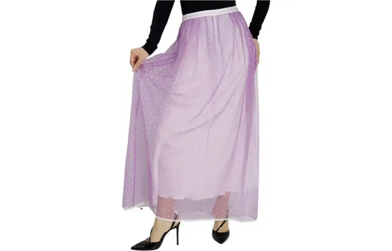 Burberry Casual Long Skirt Women's Purple