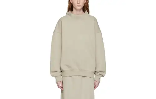 Fear Of God Essentials Sweatshirts Women's Smoke Gray Half Turtleneck Moderate