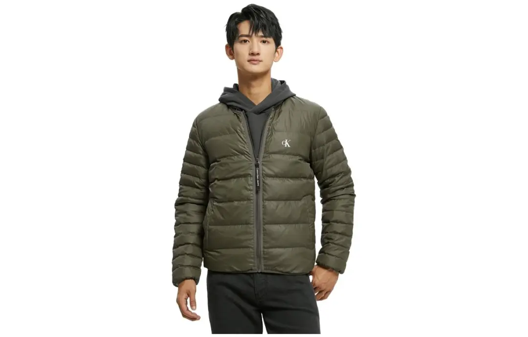 CALVIN KLEIN Down Jacket Men's Dark Green