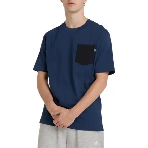 New Balance T Shirt Men's Marine Blue