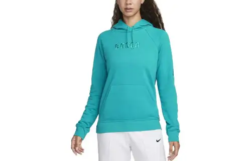 Nike Sweatshirts Women's Blue Hooded Moderate Regular