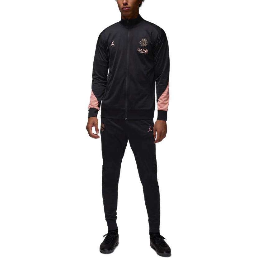 Jordan Paris Saint Germain FW24 Dri FIT Soccer Jersey Set Men’s Black Pink