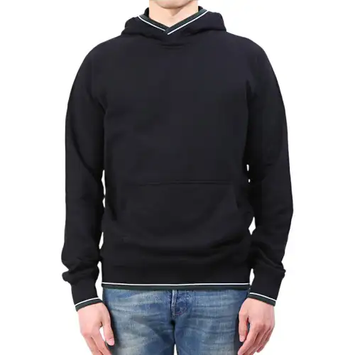 DIOR Sweatshirts Men's Black Hooded Moderate