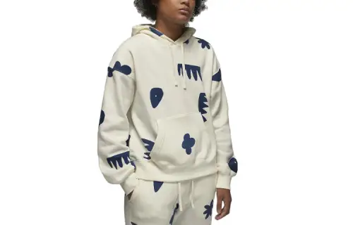 Jordan Sweatshirts Women's Ecru Hooded Moderate Regular
