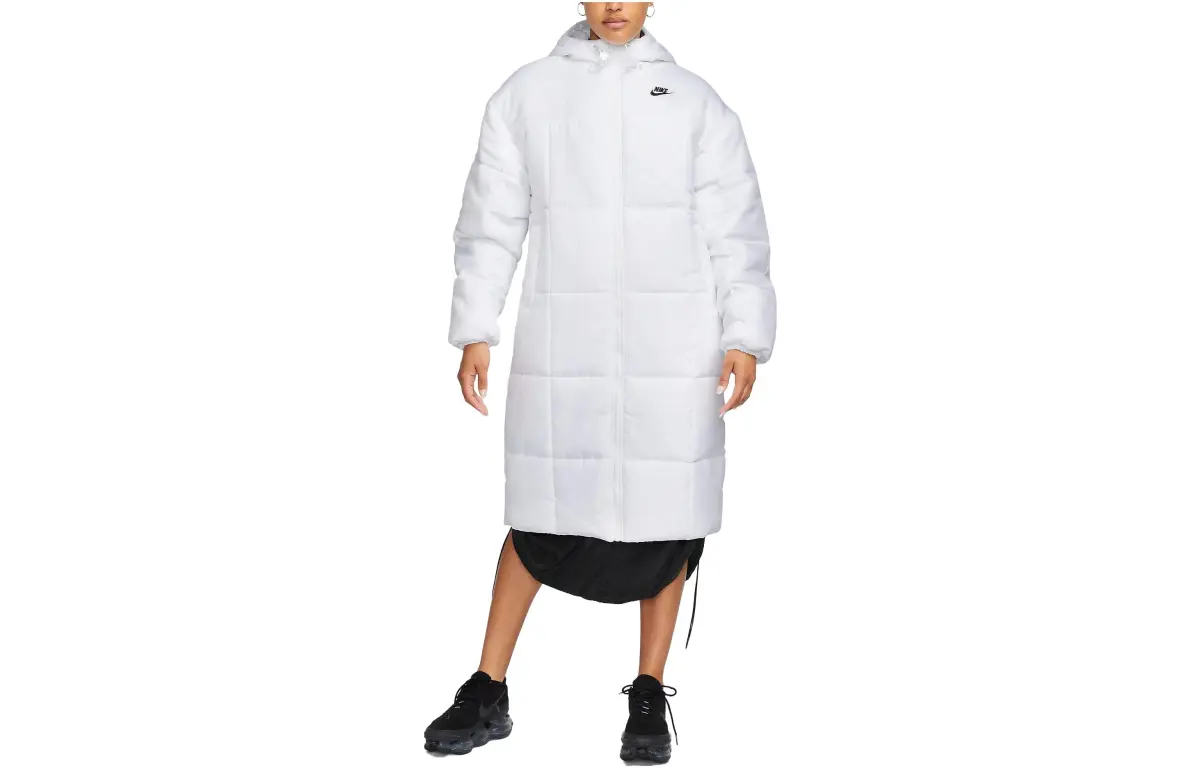 Nike Jackets Women's White Hooded Moderate Other