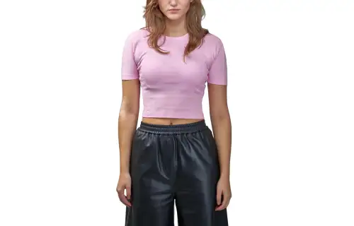 LOEWE T Shirts Women's Pink Crew Neck Moderate Other