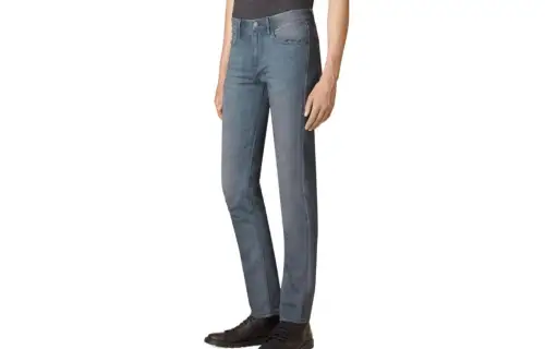 Burberry Jeans Men's Dark Blue Moderate Straight Fit Pants