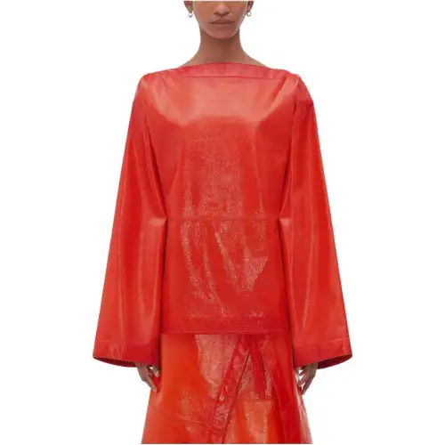 Bottega Veneta Coat Women's Red