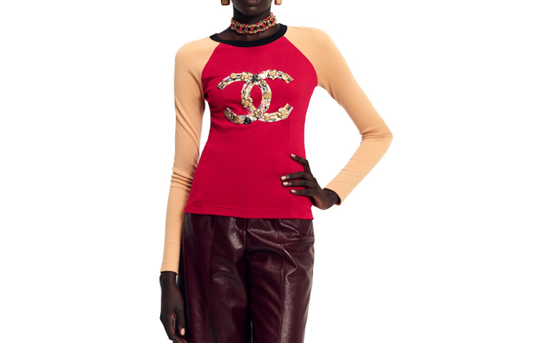 Женская кофта Chanel CHANEL 23 Logo (разноцветный)