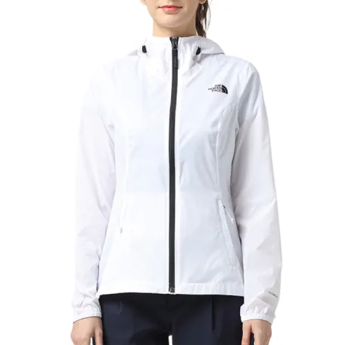 THE NORTH FACE Jackets Women's White Hooded Thin Other