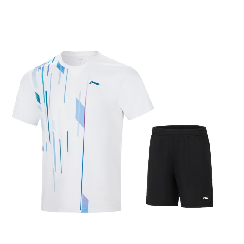 Li Ning Badminton Collection Badminton Jersey Unisex Top+Shorts