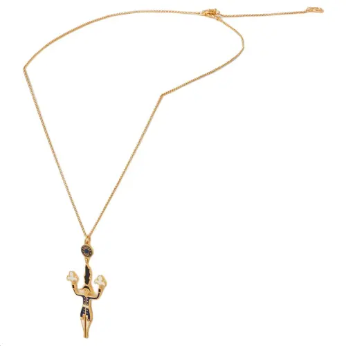 HERMES Parade Necklaces Women's Black