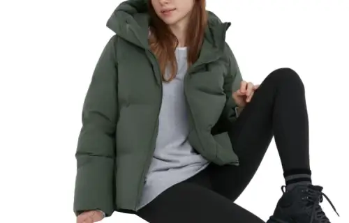 UNIQLO Down Jacket Women's Pine Green