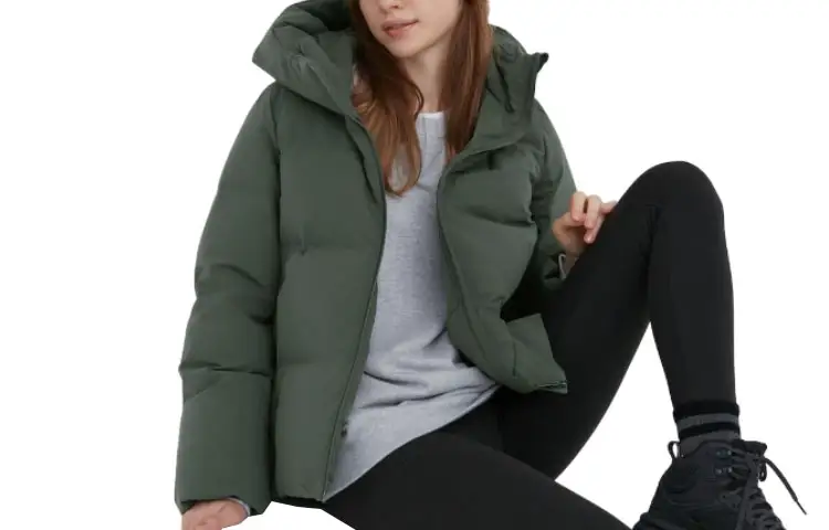 UNIQLO Down Jacket Women's Pine Green