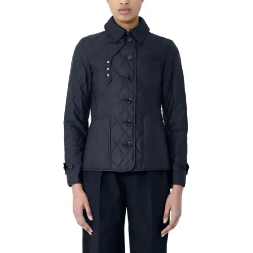 Burberry Long Sleeved Quilted Buttoned Jacket