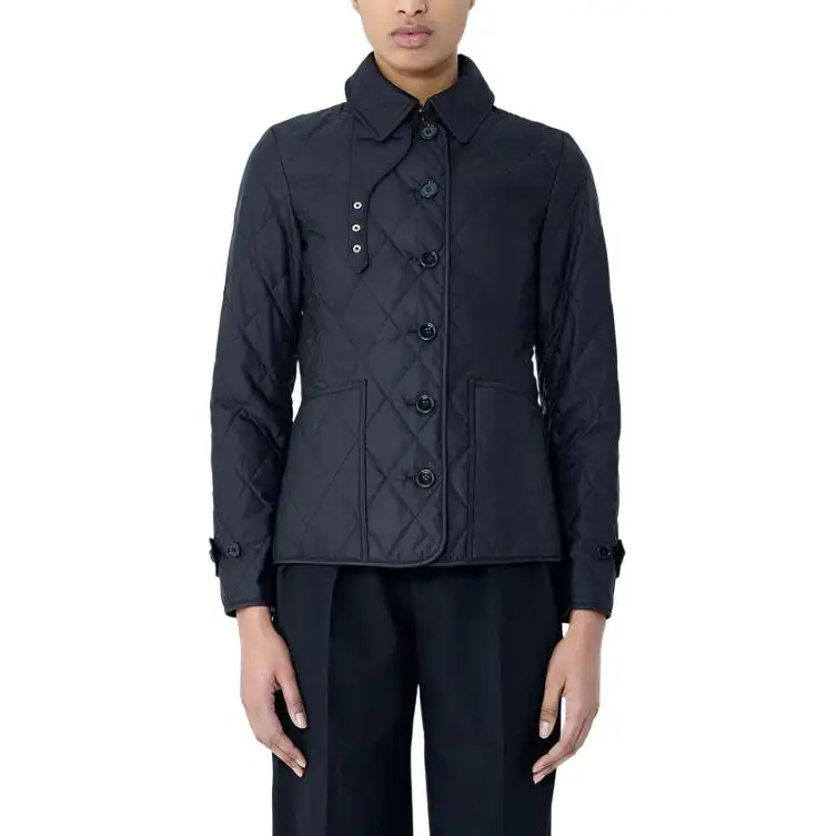 Burberry Long Sleeved Quilted Buttoned Jacket