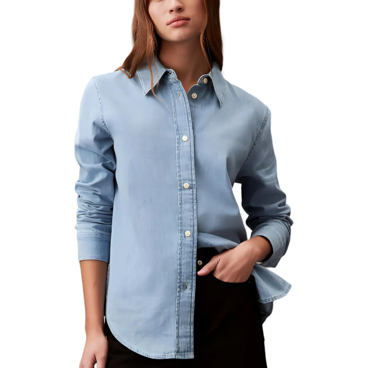 CALVIN KLEIN Shirt Women's Blue