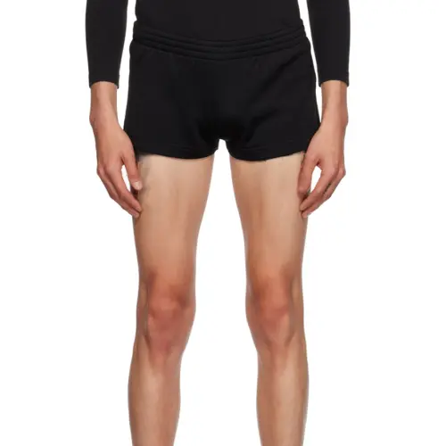 Balenciaga FW23 Casual Shorts Regular Fit Men's Black