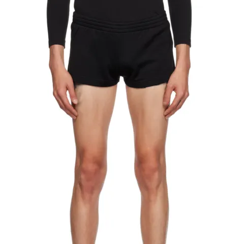 Balenciaga FW23 Casual Shorts Regular Fit Men's Black