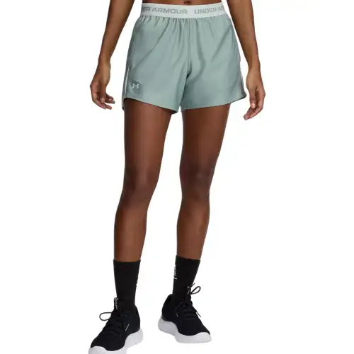 Under Armour TechPlay Up Sports Shorts Women's Lime Green