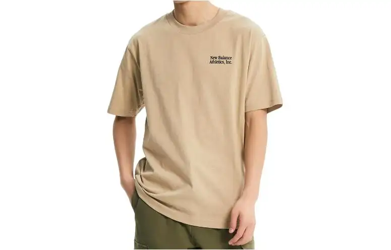 New Balance T Shirt Men's Beige