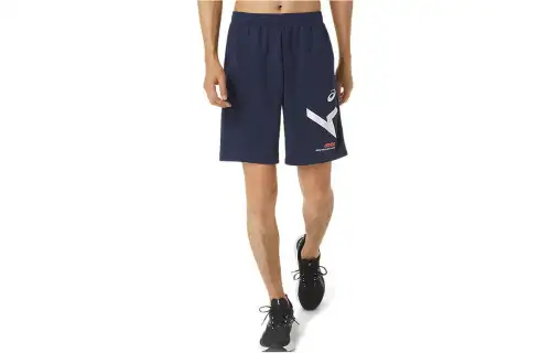 Asics Casual Shorts Men's Marine Blue