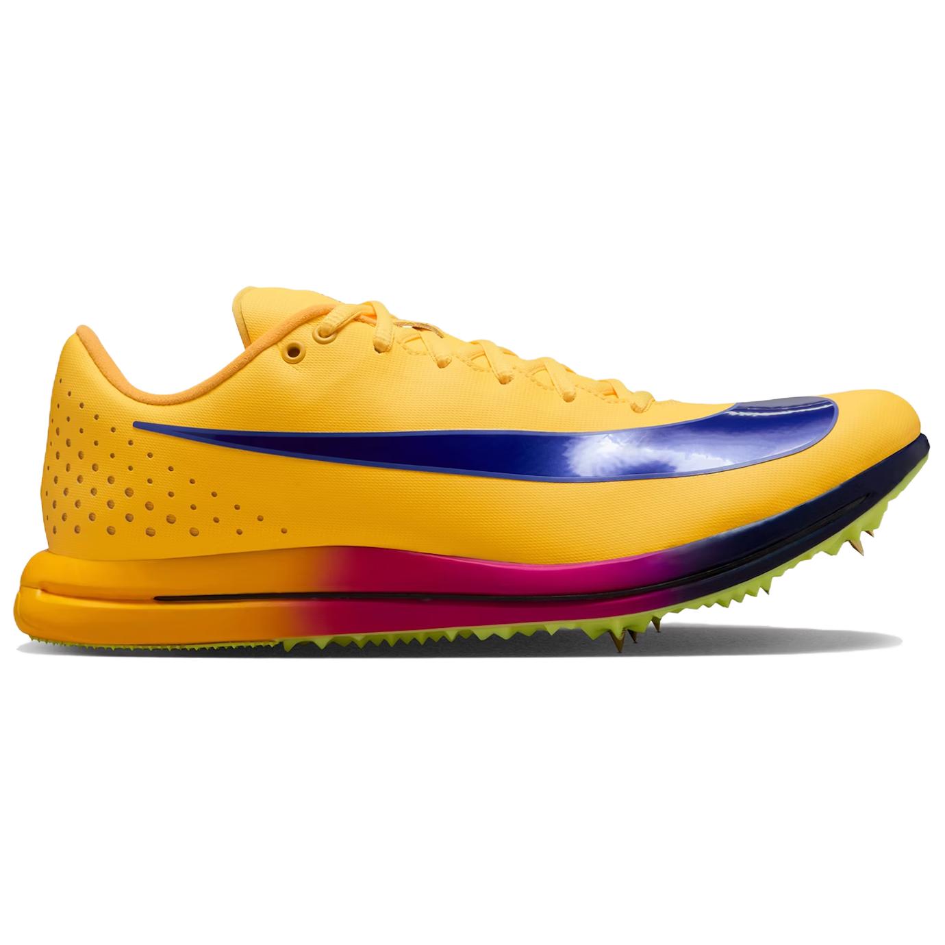 Nike Triple Jump Elite 3 Abrasion Resistant Low top Running Shoes Unisex Yellow Blue