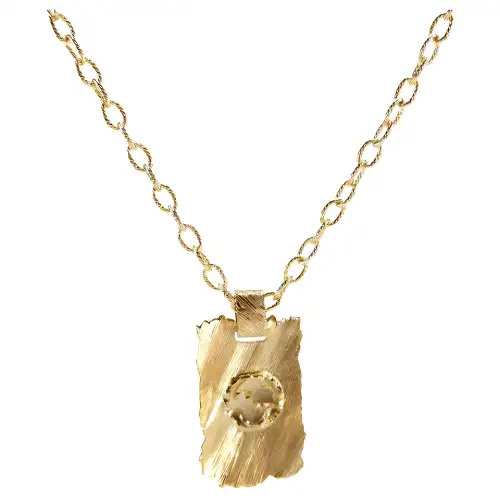 GUCCI Brass, Crystal Necklaces Women's