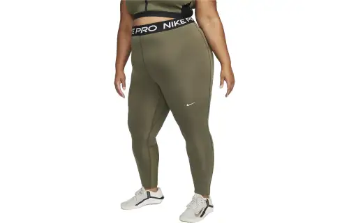 Nike Pro 365 Sports Pants Women's Medium Olive