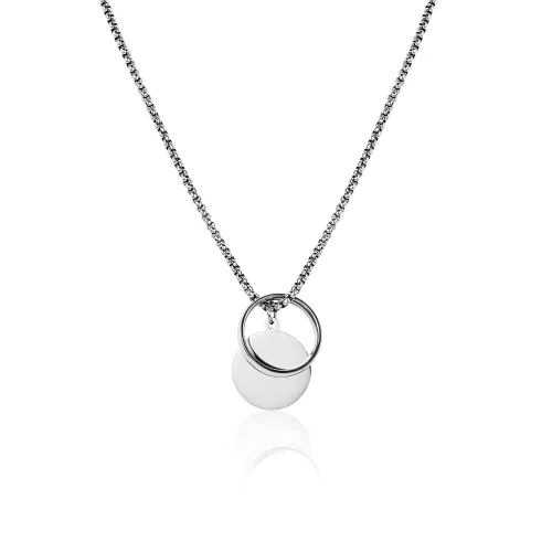Zeroline Titanium Steel Necklaces Unisex