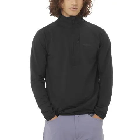 SALOMON ESSENTIAL LIGHTWARM Mountaineering Clothing Men's Black