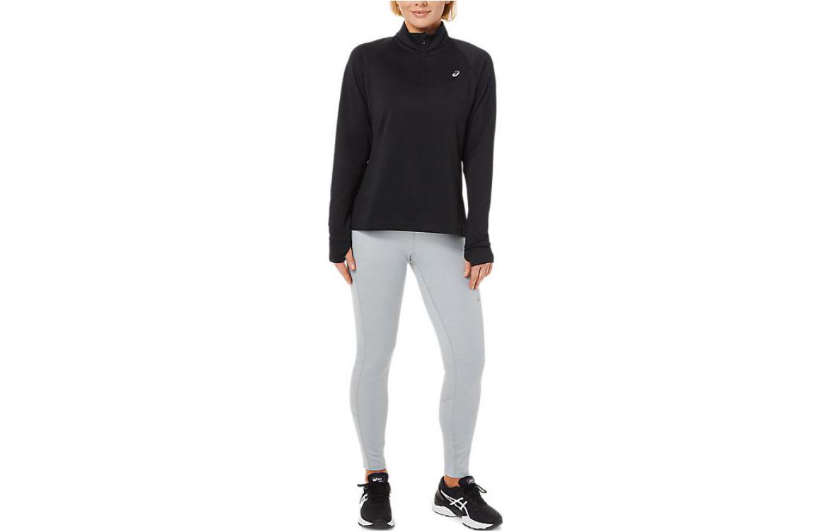 ASICS THERMOPOLIS T Shirts Women's Black Stand Collar Moderate Other