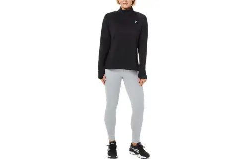 ASICS THERMOPOLIS T Shirts Women's Black Stand Collar Moderate Other
