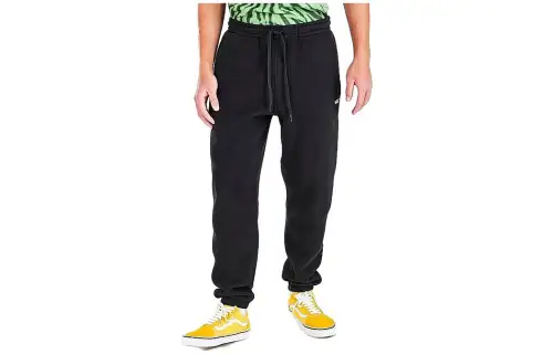 Vans Comfycush Knitted Sweatpants Men's Black Moderate Cuffed Pants