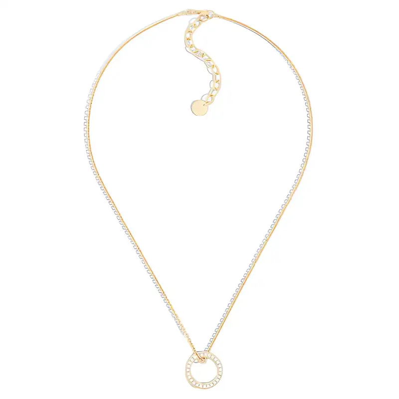 DIOR Crystal Necklaces Women's Gold